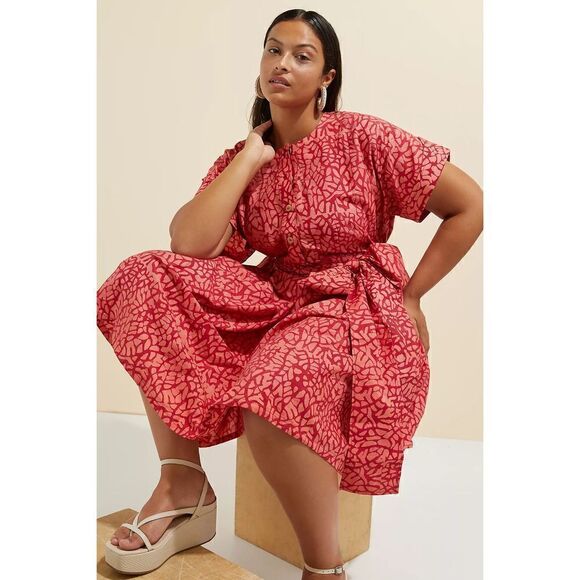 Anthropologie -SIKA Mosaic Mini Dress NOT belt included - Picture 8 of 10